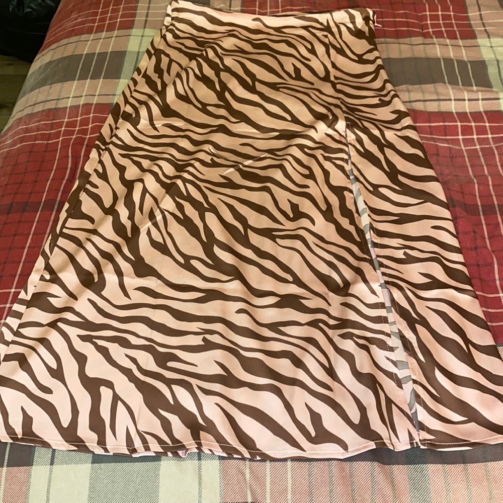 long skirt with slit